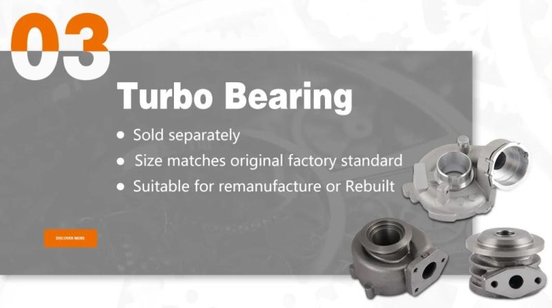 High Performance T3 V-Band Turbocharger Ar. 63 Gtx3582r with Ball Bearing