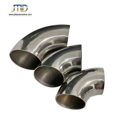 2.5&quot; Connection Fittings Stainless Steel Exhaust Elbow 90 Degrees Pipe