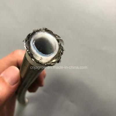 High Quality Stainless Steel Braided Outside Oil Hose with PTFE Inside