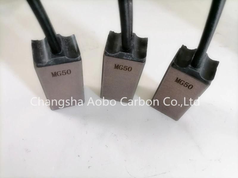 MG50 copper graphite carbon brush MG50 for sales