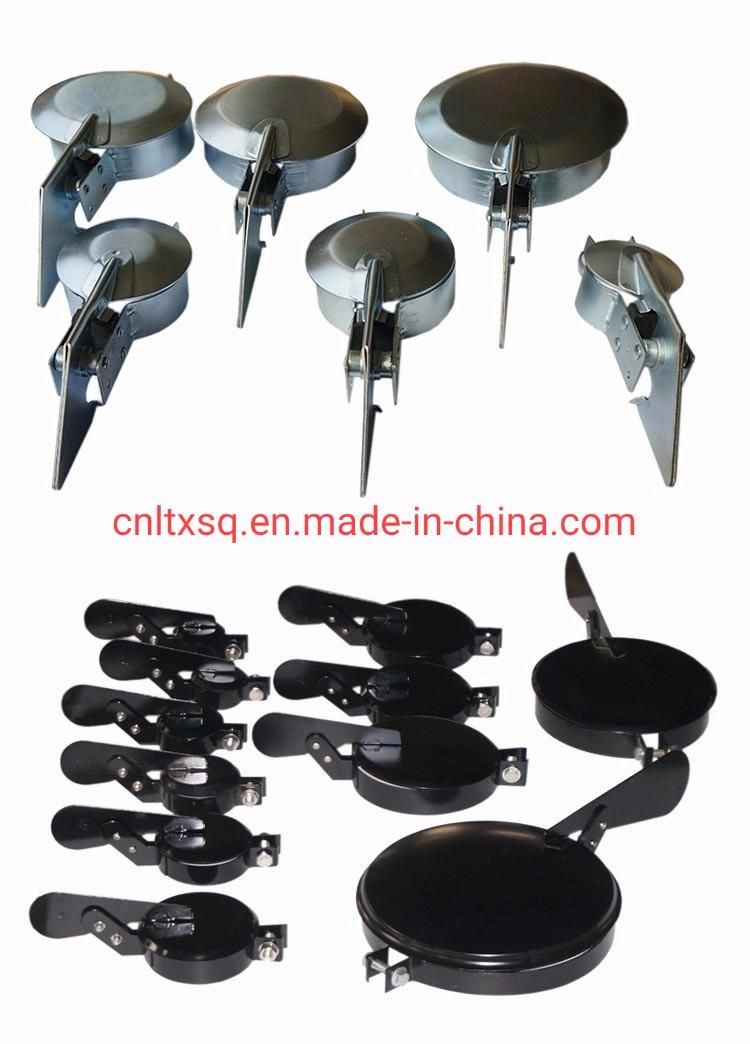Factory Price Black Coated Steel Engine Muffler Exhaust Pipe Rain Cap