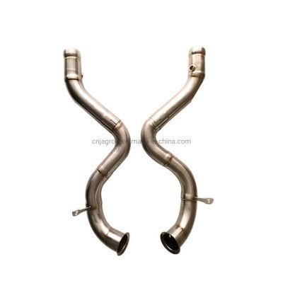 Mercedes Benz W205 C63 C63s Amg Stainless Steel Exhaust Downpipe