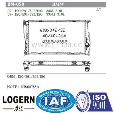 Aluminum Radiator for BMW E90/E91/E92/E93&prime;09-&prime;e90/E91/E92/E93&prime;07-