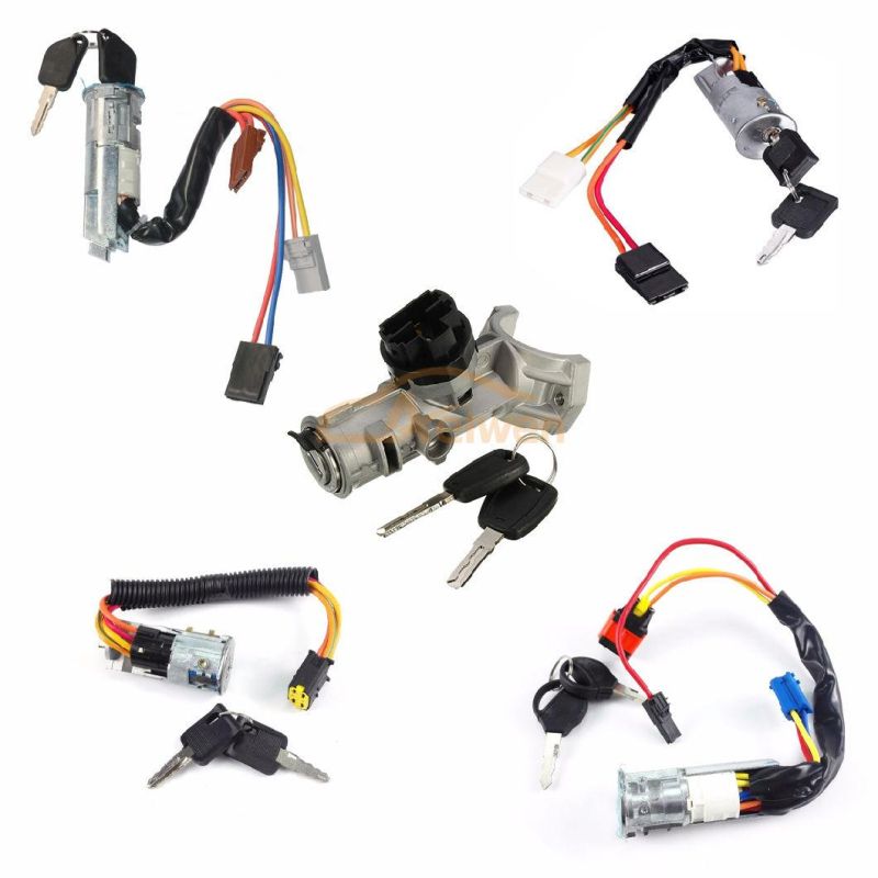 Aelwen Professional Sale Ignition Switch Ignition Starter Switch with Key Fit for FIAT Citroen Iveco Peugeot Renault Toyota Ford VW