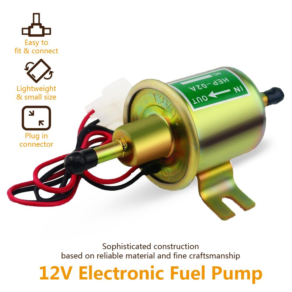 Universal 12V Low Pressure 4-7psi Gas Diesel Inline Electric Fuel Pump