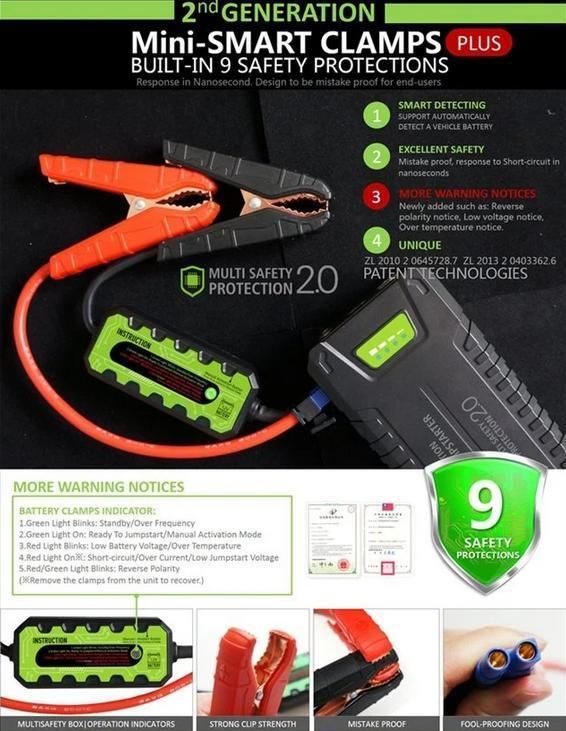 2022 Star Product Auto Battery Jump Starter 20000mAh