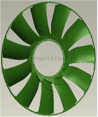 Diesel Engine Spare Parts Vg1246060154 Vg1246060152 Vg1246060157 806 Rigid Fan for Sino HOWO Heavy Trucks