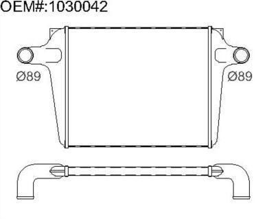 High Quality Competitive Price Truck Intercooler for Gmc Chevorelet 441201, 222000