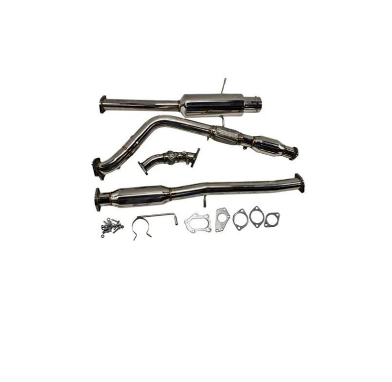 4.5 Inch Tip Turbo Cat Back Down up Pipe Exhaust for Subaru 02-07 Impreza Wrx Sti Gdgg Ej25