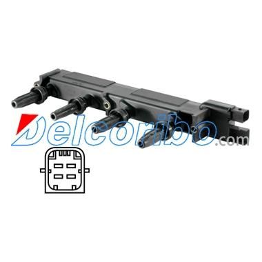 Ignition Coils 597098 5970.98 597075 5970.75 for Citroen 9634131480, 94632641