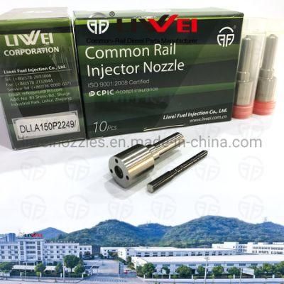 Liwei Brand Dlla 150p 2249 Common Rail Diesel Nozzle Dlla 150p2249 for Doosan Korea Injector 0 445 120 278