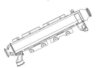 Egr Cooler for Cummins Isx 10-13 OEM: 3689282