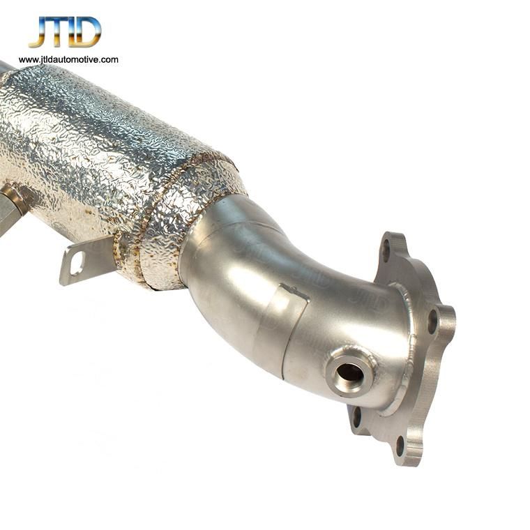 Heatshield Exhaust Downpipe with High Flow Cat for Cadillac CT6 2.0