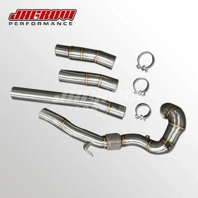 Race 3&prime;&prime; Stainless Downpipe with 200cc Cat for VW A3 S3 8V Tt Golf Mk7 R 2.0t 2014+