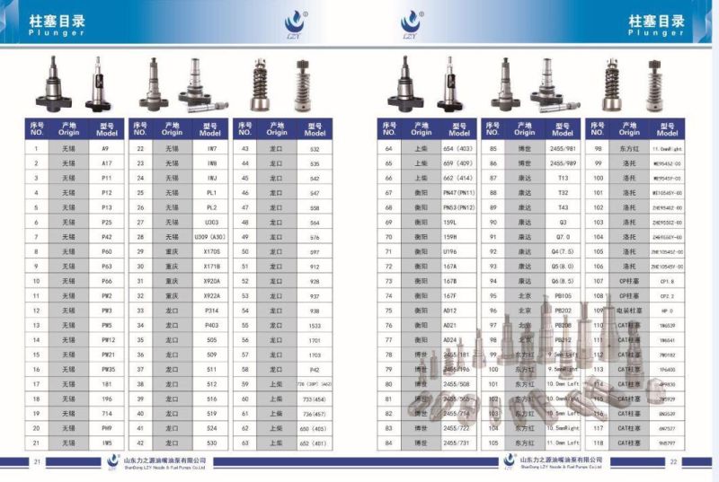 Diesel Engine Parts Longbeng Plunger/Element P509