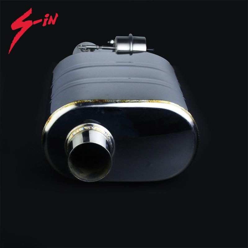 Universal Polished Auto Modified Exhaust Muffler/Silencer