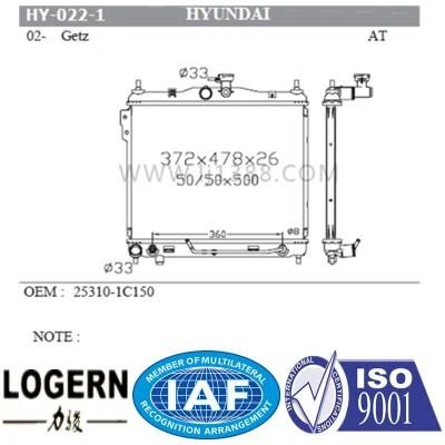 Auto Radiator for Hyundai Getz&prime;02- at/PA26 25310-1c150