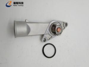 Aluminum Thermostat Cover Coolant Flange for Cooling System 93275736 for GM/Opel/Daewoo/Chevrolet