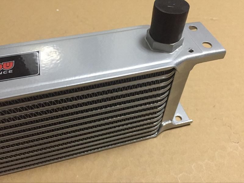 13 Row Universal Engine Oil Cooler Silver for Sale