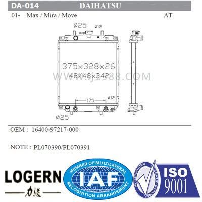 Daihatsu Auto Radiator for Max/Mira/Move&prime;01-/at