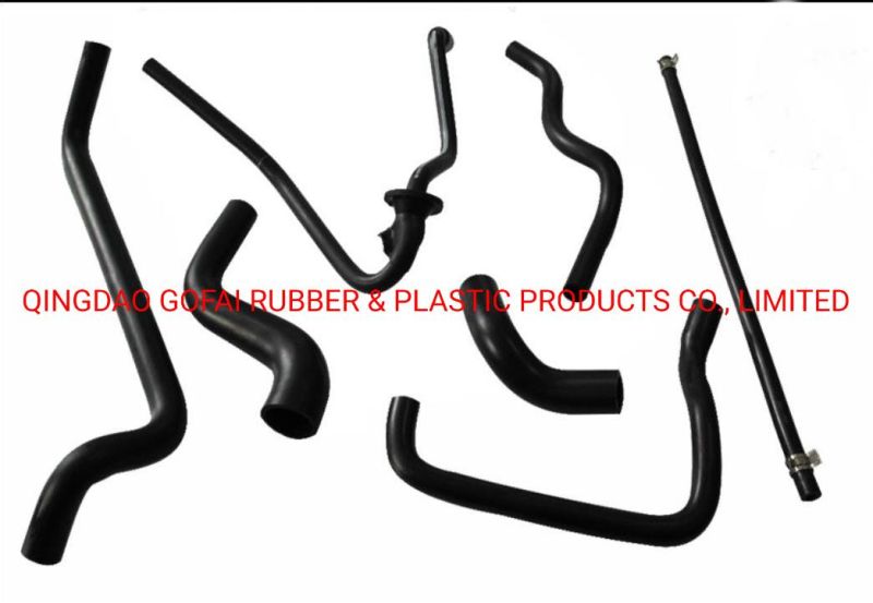 Car Accessories 90 Degree Customized NBR EPDM Water Intercooler Silicone Moulded Radiator Elbow Rubber Hoses Pipe for Automotive