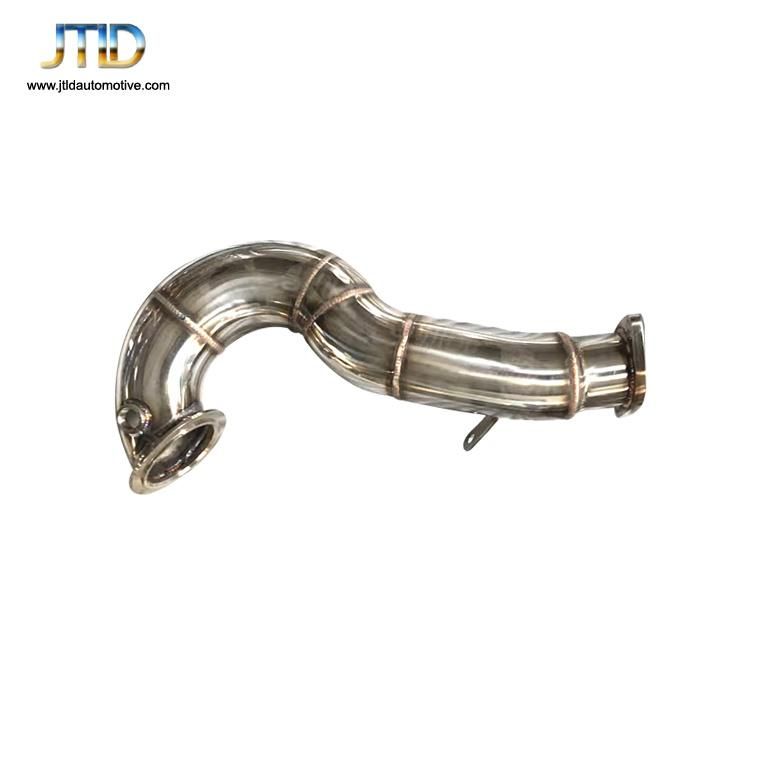 304 Ss Performance Straight Through Exhaust Downpipe for BMW X6 N54