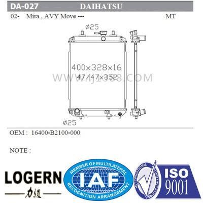 Auto Radiator for Daihatsu 02-06 Mira/Avy Move&prime;02- Mt/PA26