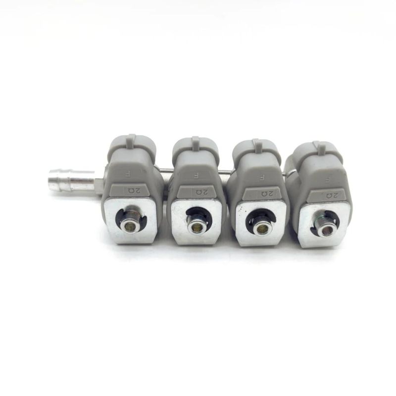 Llano 167Hz Grey LPG CNG Rail Injector Ln-Lig1 for 2 Ohm 4 Cylinder Autogas Cars