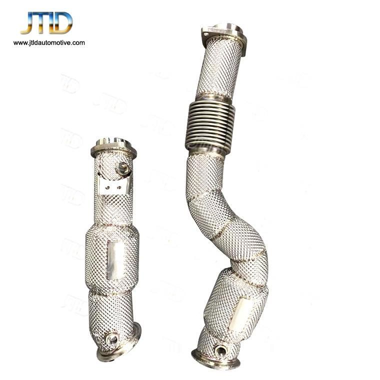 High Performance China Factory Exhaust Downpipe with Heat for BMW G80 M3