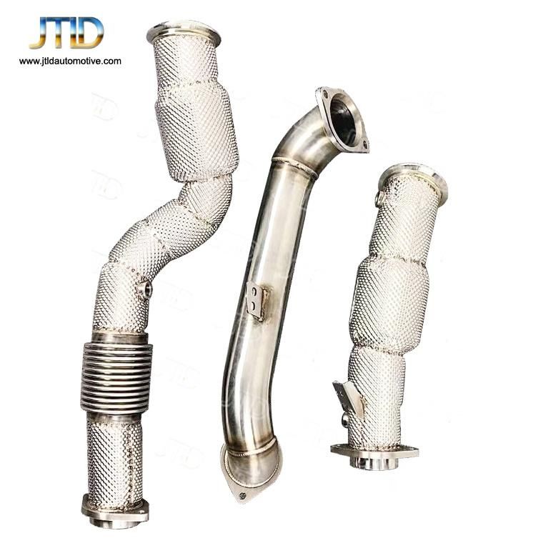High Performance China Factory Exhaust Downpipe with Heat for BMW G80 M3