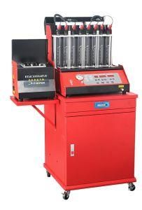 8 Cylinders Automatic Fuel Injector Cleaner and Tester Machine