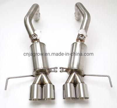 for C7 Corvette 2015-2019 Cat Back Round Tips Exhaust System