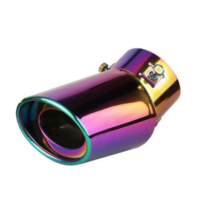 Colorful Bending Exhaust Muffler Stainless Steel Pipe Chrome Trim