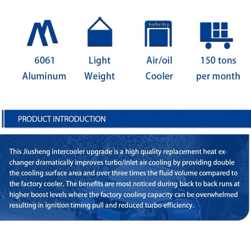 Modification of Aluminum Alloy Intercooler for Engine Parts of I*Nfiniti Automobile