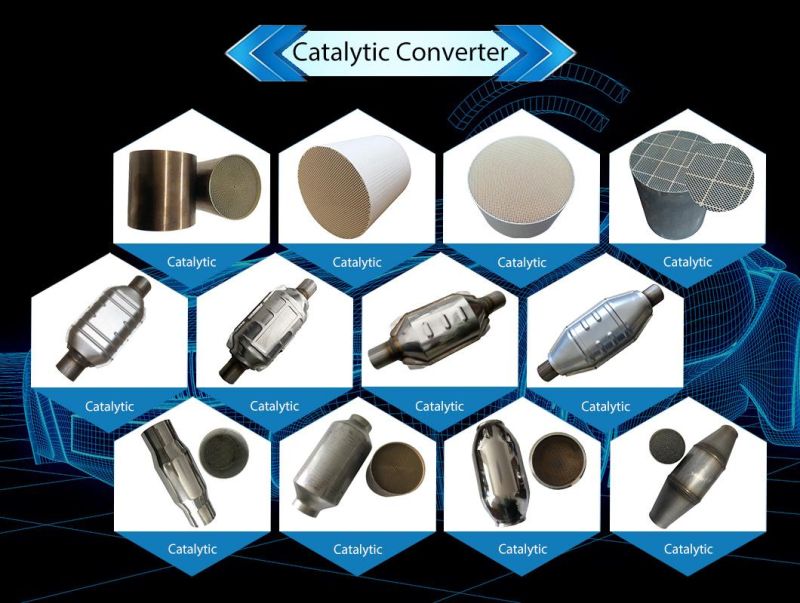 High Performance Catalyst Universal Ceramic Honeycomb Converter Catalytic for Cars