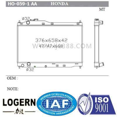 Automobile Full Aluminum Radiator for Honda S2000&prime;00-06 Mt Dpi: 2344