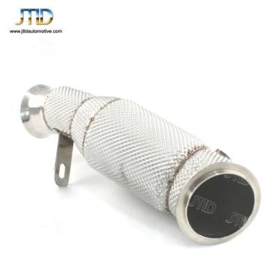 Hot Sale 304 Ss Exhaust Downpipe for BMW M2 with Heat Shield