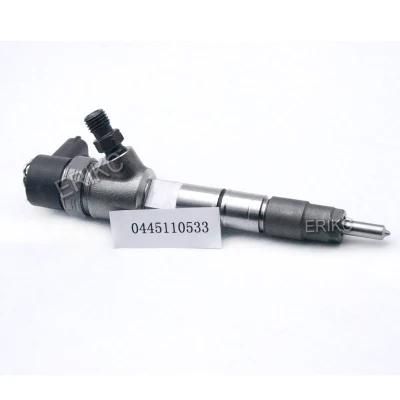 Erikc 0 445 110 533 Bosch Common Rail Diesel Injector Assembly 0445 110 533 Genuine Fuel Injection 0445110533