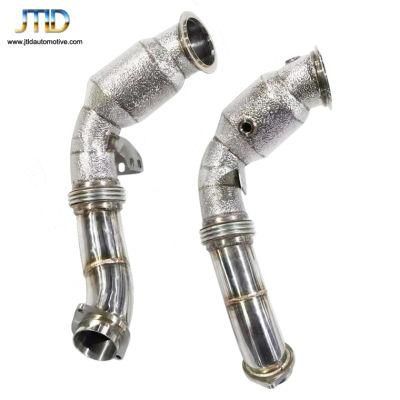 China Manufacture Heatshield Exhaust Downpipe for BMW X5m E70 X6m E71