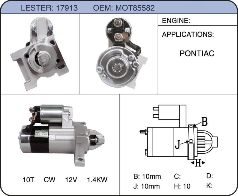 Auto Starter M0t85582 92156802