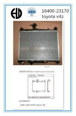 Aluminum Brazed Auto Radiator for Toyota Vitz