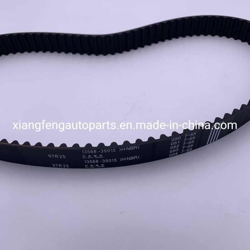 Auto Engine Parts High Quality Transmission Rubber Car Timing Belt for Toyota Hilux Kun25 2kdfe 13568-39015 13568-39016 13568-30011