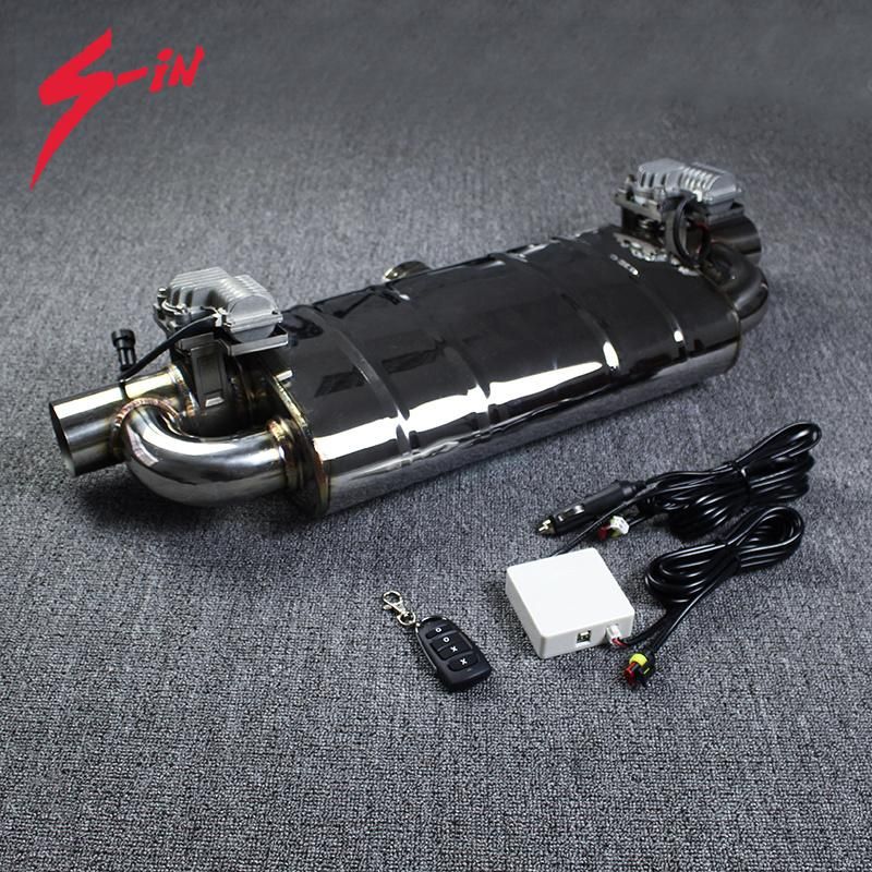 Origin China Exhaust Vacuum Valved Muffler with Remote Control