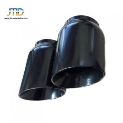 Wholesale High Quality 3.5 Inch Outlet Stainless Steel Universal Polished Black Exhaust Tip