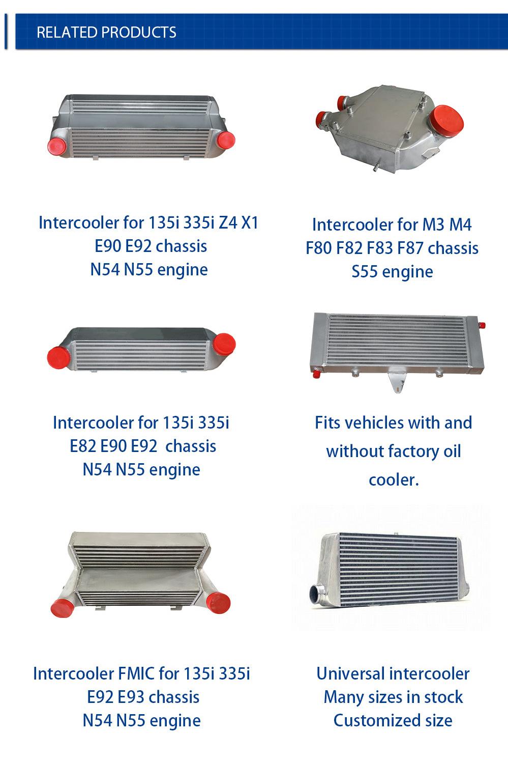 Aluminium Intercooler Air Compressor for VW Golf 7 Gti R Mk7