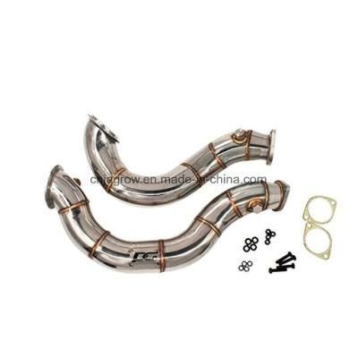 304 Stainless Steel TIG Weld Mirror Polish Downpipe for BMW N54 135I 335I 335is 1m E82 E88 E90 E91 E92 E93
