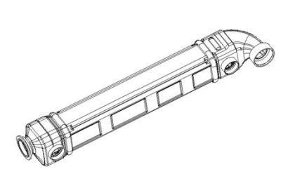 Egr Cooler for Detroit Series Dd15, 10~13, OEM: Ea4721400475
