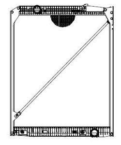 Truck Radiator for Benz Actros OE#9425001003