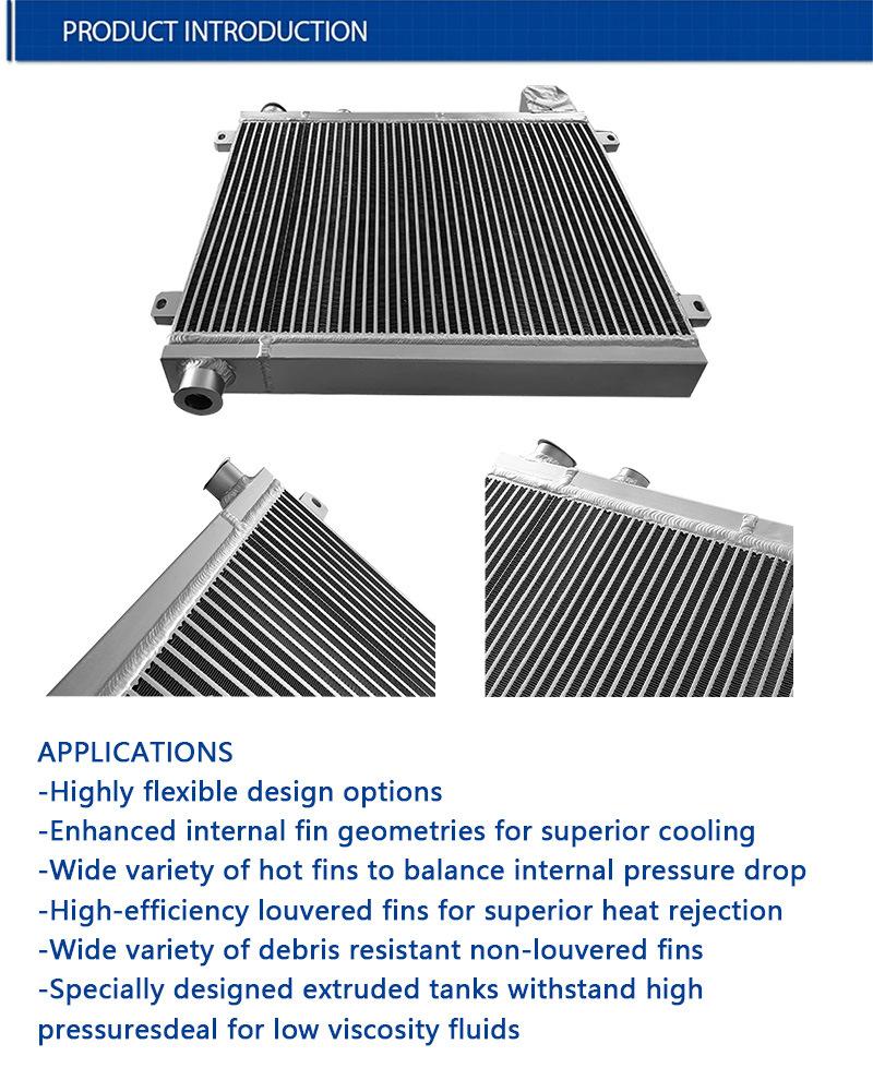 High Quality Air Compressor Cooler Oil Cooler Radiator and Air Compressor Oil Cooler