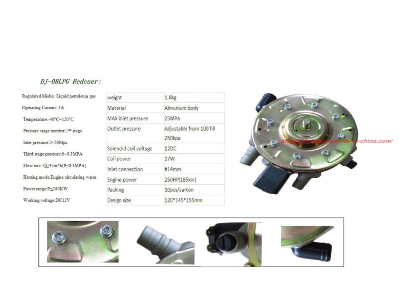 CNG LPG Reducer Regulator CNG LPG Conversion Kits
